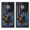 K-9 Unit Cornhole Board Decal Wraps (Non Laminated)