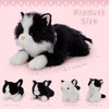 Tezituor 5Pcs Cat Stuffed Animals Set, 20 inch Large Realistic