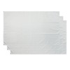 White Flag, Plain, Handwritten, Class Flags, 35.4 x 59.1 inches