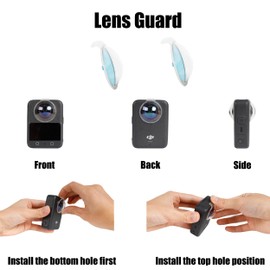 PellKing Accessories Kit for DJI Osmo 360,Include Lens Guard/Camera Case/Screen Protectors/Silicone Protective Cover