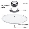 Visxcnu 2 x Handle for Pan Lids, Universal Replacement Handle