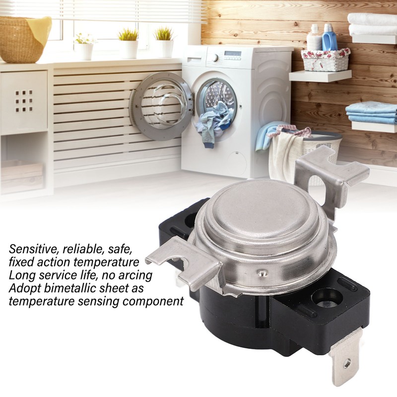 2Pcs Thermostat Switch Sensitive Auto KSD302R Dual Metal Plate Temperature