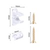 False Front Cabinet Clips, Hosrnovo 4 Pairs with Screws Reinforced