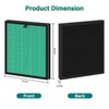 2 Pack MKD05 Air Filter Replacement Compatible With Aroeve MKD05