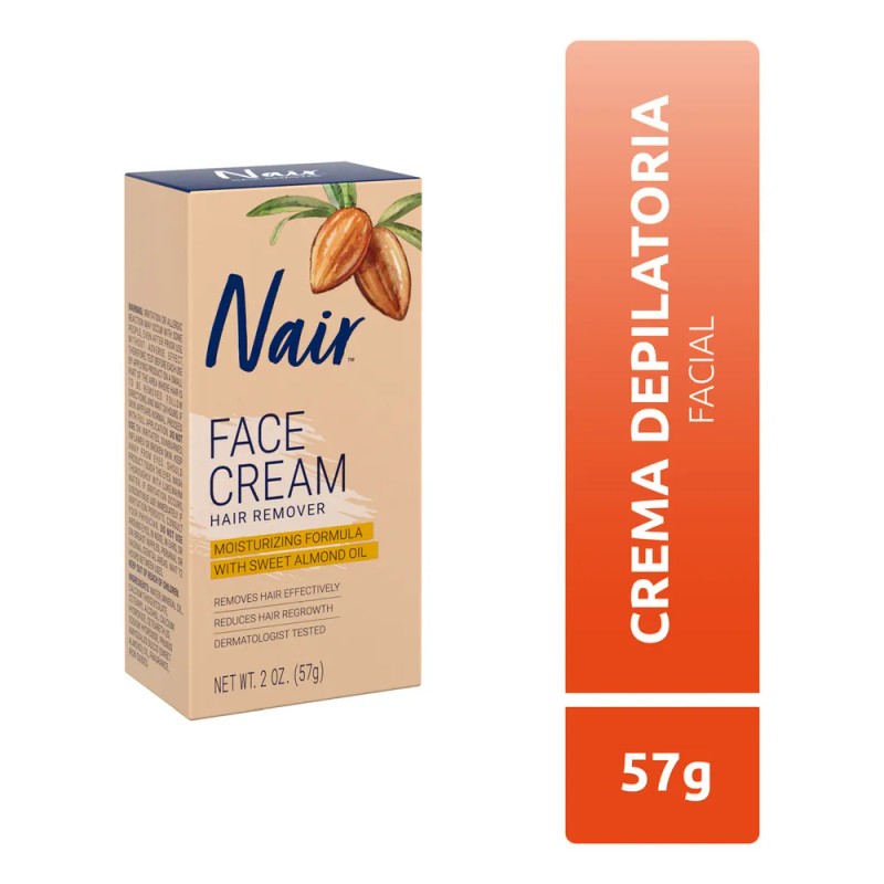 Crema depilatoria Nair Face Cream para rostro 57 g