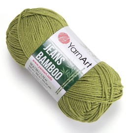 YARNART Bamboo Blend Yarn%50 Bamboo%50 PAC 1 Skein Yarn 1.76 OZ 164 YDS Pack of 1 for SIPRING and Summer Kintting Projects (137)
