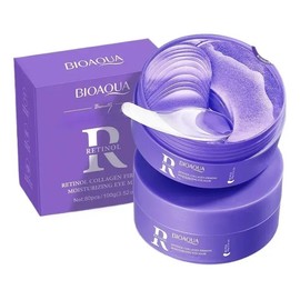 Bioaqua 80 Parches Ojos Retinol Colágeno Ojeras Bolsas