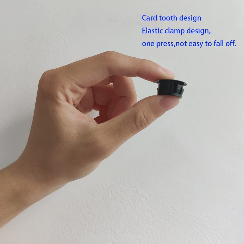 ZYYC 30 Pcs Black Plastic Hole Plugs, 16mm (5/8")