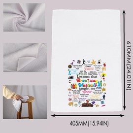 MNIGIU Musical Inspired Gift Musical Theatre Fan Gift Musicals Lover Dish Kitchen Towel (Broad Towel)