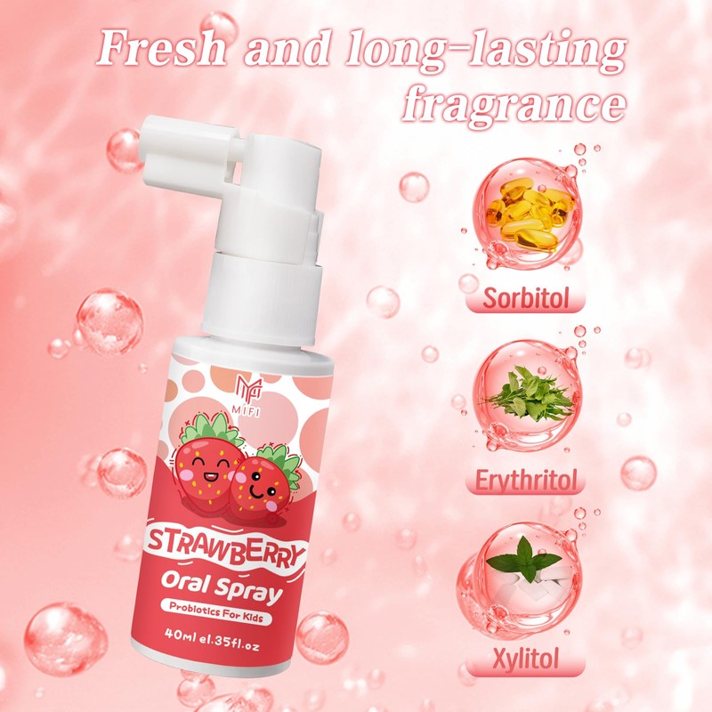 Kids Oral Spray, Toddler Toothpaste Helper for Daily Oral Care