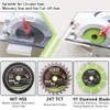 FACHLICH 4-1/2" Circular Saw Blades Set,6pcs HSS/TCT/Diamond Saw Blades for