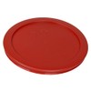 Pyrex 7201-PC 4-Cup Poppy Red Food Storage Replacement Lid (2-Pack)