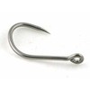 25 WIDE GAPE Size 8 eyed BARBLESS carp hooks fishing