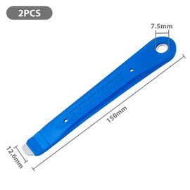 Oiieco 2Pcs Bicycle Tire Lever Tyre Spoon Changing Tool, Steel-Core Bicycle Tyre Levers,Durable Metal Boosted Tyre Levers for MTB and Road Bicycles