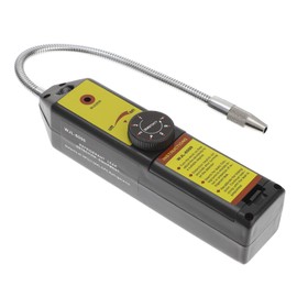 Operitacx Kältemittellecksuchgerät HVAC Kältemittelgasdetektorwerkzeug Halogentester Mit Automatischer Nachverfolgung Und Einschalt-Reset-Funktion