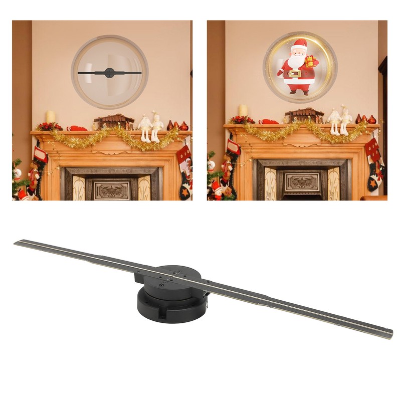 3D Hologram Fan 352 LED Light Beads 2000x704 Support Phone