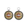 ARFUKA 2pcs Portable Compass Mini Orienteering Compass Pocket Hiking Compasses
