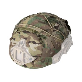 IDOGEAR Taktische Helmabdeckung für Team Wendy Helm Gegengewicht Batterietasche für Helm Größe M/L/XL, 500D Nylon (Large, camo)
