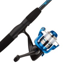 Shakespeare 1423944 Navigator Spincast Combo, 6' Length, 2Piece, 6-12 Line Rate, Medium Power, Ambidextrous, Blue & Red
