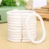 12 Shower bathroom curtain 12 hook ring set