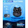 Eumspo Wireless Earbuds Bluetooth V5.1 Earbuds 35Hrs Playtime with LED