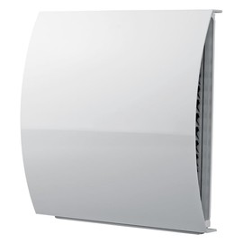 4" External Wall Vent Cover – UV-Resistant Air Vent Grille with Wind & Sound Baffle, Draft Excluder for Bathroom, Toilet, Office, Kitchen, Workshop, Extractor Fans & Heat Recovery Systems White