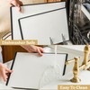 SMIRLY Plastic Cutting Board Set With Holder, Dishwasher Safe Plastic