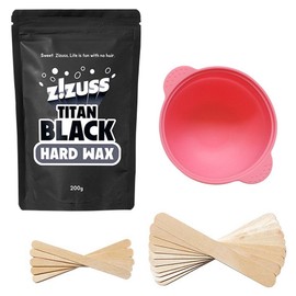 Jesus Titan Black Self Hard Waxing Kit, 1 piece, 200g / 지저쓰 타이탄블랙 셀프 하드왁싱 키트, 1개, 200g