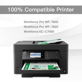 BeOne 812XL Remanufactured Ink Cartridges for Epson 812 XL 812XL T812 T812XL to Use with Workforce Pro WF-7310 WF-7820 WF-7840 EC-C7000 Printer (4-Pack; 1 Black, 1 Cyan, 1 Magenta, 1 Yellow)