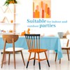 Bouiexye Pack of 4 Disposable Tablecloths, 137 x 274 cm,