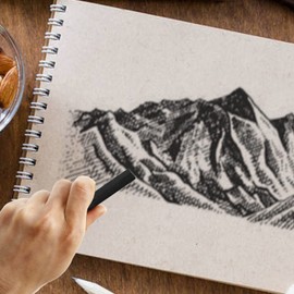 12 Pieces Graphite Material Sticks with 3 Blending Stumps, Square Compressed Charcoal Sticks Drawing Pencils Set for DIY Drawing Crafts, Sketching, Shading, Beginners and Artists