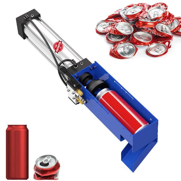 ATINY Pneumatic Can Crusher, Air Power Aluminum Can Crusher Countertop