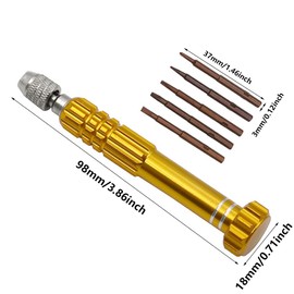 5-in-1 Multifunction Screwdriver with Five Screwdriver Head Slotted and Phillips Professional Precision Screwdriver Set