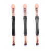 BIUDECO Makeup Brush Set 3pcs Travel Size Eyelash Brow Brushes