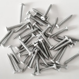 #8x1 Pan Head Polar White RV Screws | Multi-Pack | Factory Finished Look | RV Interior (100)