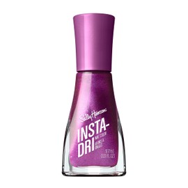 Sally Hansen Insta-Dri, The Queens Velvet, Quick Dry, Long Lasting, Opaque, Shimmery Purple Nail Polish