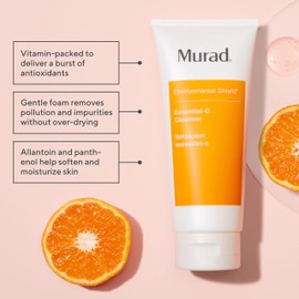 Murad Essential-C Facial Cleanser - Foaming Gel Face Wash- Vitamin C & Antioxidant Rich Treatment Backed by Science, 5.0 Fl Oz