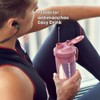 SmartShake Original2GO ONE Negro 800ml, Botella Mezcladora de Proteínas, Libre