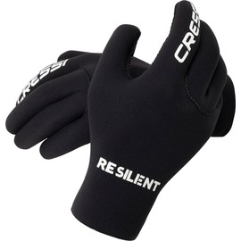 Cressi Resilient Gloves 2 mm L - Unisex Ultra Grip Gloves Made of Soft Neoprene Black 2 mm, for Diving, Fishing, Snorkelling, Surfing, Paddling, Kayaking and Swimming, L