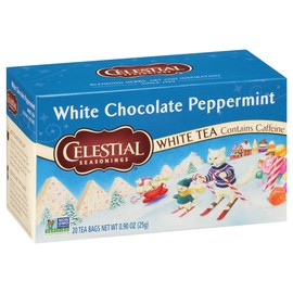 Celestial Seasonings White Chocolate Peppermint White Tea Bags 20 tea bags