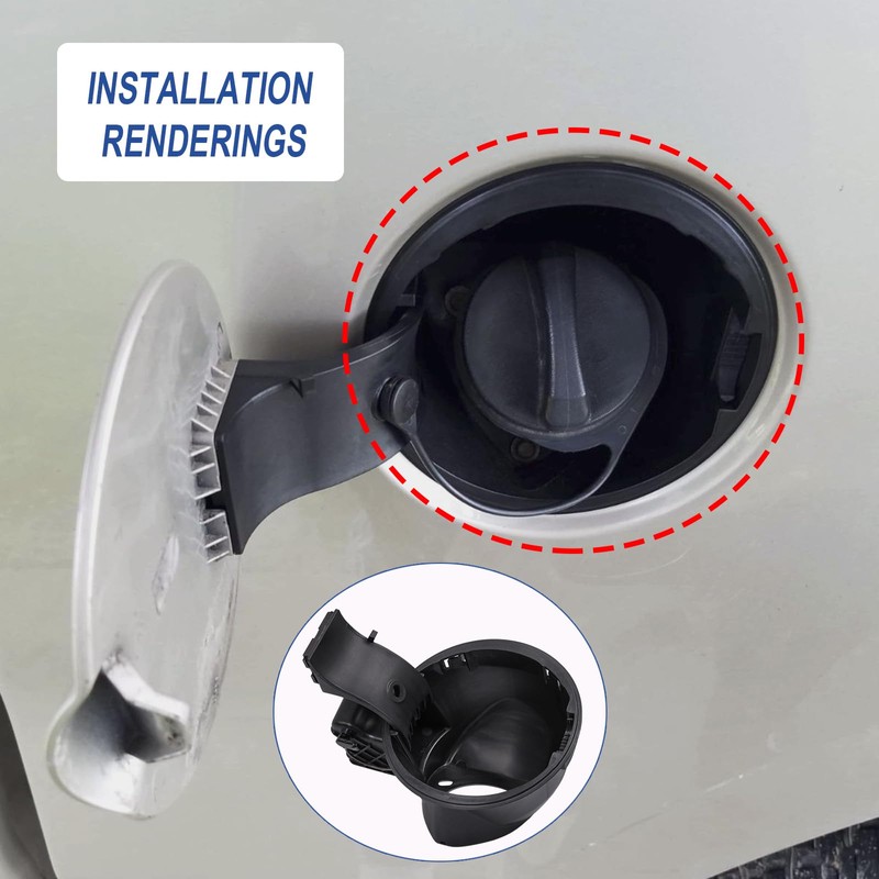 JDMSPEED New Fuel Filler Gas Cap Door Lid Housing 4L3Z9927936BA