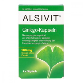 Ginkgo 100 mg Alsivit Capsules Pack of 30