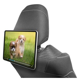 Kashimura NAT-77 Magnetic Tablet Holder, Headrest Mount, For Rear Seats, Uses 10 Large Neodymium Magnets, Spring-Loaded Arm