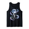 Skeleton Dancing Under The Moon Funny Spooky Tank Top