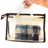TAICHEUT 18 Pack 3 Sizes Clear Handbag Storage, Clear Purse