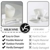 8Pack Silicone Face Mask Mixing Bowl Set for Estheticians Facials,
