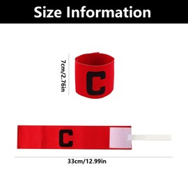 WQEDVN 4 PCS Captains Armband, Captains Armband Kids, Kids Captain Armband Football, Captain Armband Football, For All Sports Events Clubs Teams Pack of 4, for kids(Blue/Red/Yellow/White)