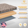 Peak Performance Peel and Stick Carpet Tiles with Attached Cushion,