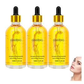 Ginseng Suero Facial, Hidratación Nutritiva Suaviza La Hidratación Fácilmente Absorbida Cara Fresca, Reduce Las Líneas Finas Y Arrugas, Hidrata Y Humecta Para Toda La Piel (3PCS)