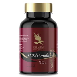 Carnium Botanicals HAIR Formula – Haarvitamine mit Biotin, Zink, Selen, Magnesium, Vitamin C, B6 & B12 für Haare, Haut und Nägel – Vegan, glutenfrei, reine Formel – 30 Kapseln